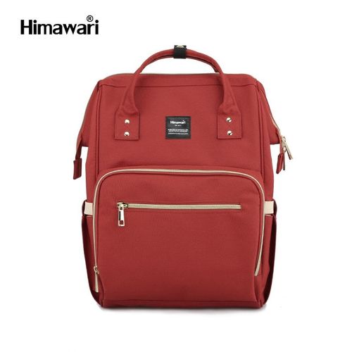 Mochila y pañalera Himawari modelo 1209 red