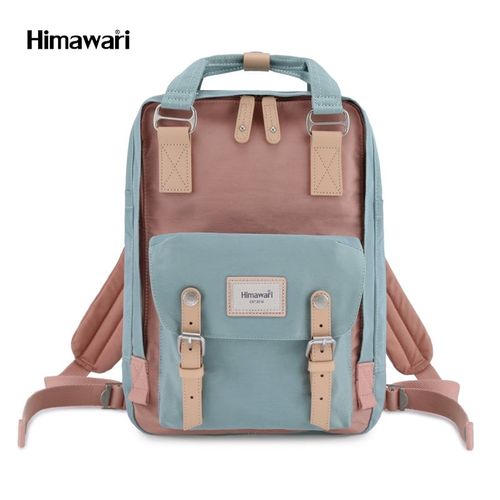 Mochila Himawari para notebook modelo 188L-01 rosado y celeste