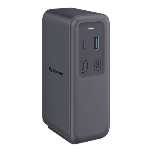 Estación de conexión USB C con cargador GaN USB C PD 100 W / USB QC 18 W COM-4790