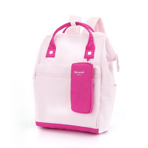 Mochila Himawari para computadora portátil modelo rosado 1027-#12