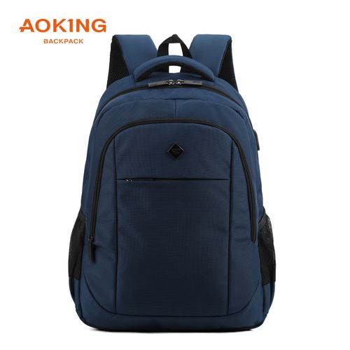 Mochila Aoking escolar de hombre modelo SN86096 azul
