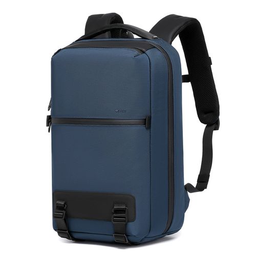 Mochila Ozuko ejecutiva de viaje impermeable modelo 9851 azul