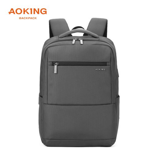 Mochila Aoking para laptop modelo SN2115 gris