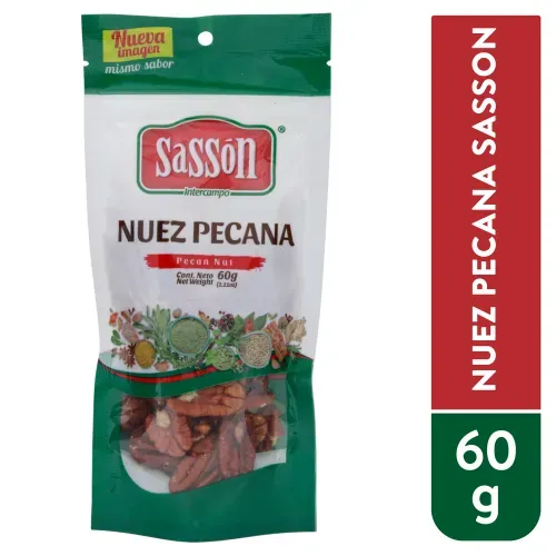 Nuez Sasson Pecana Bolsa - 60 g