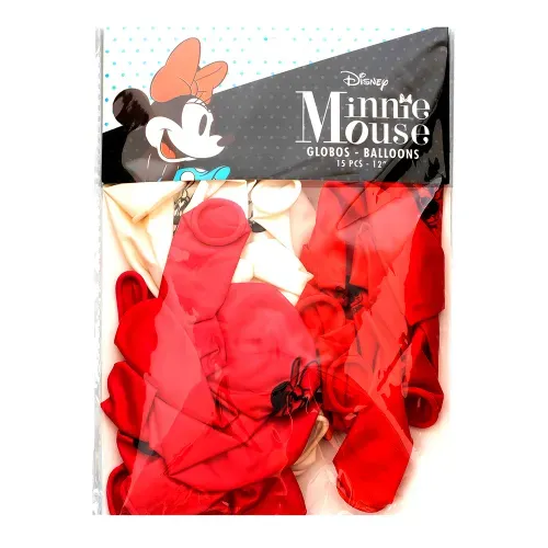 Globo Carnival Minnie Mouse - 15 Unidades