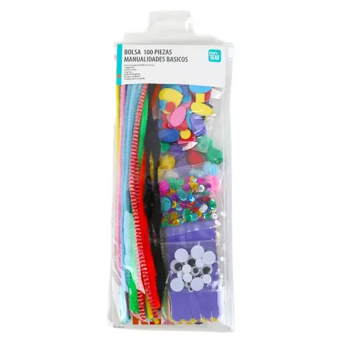 Kit Pen + Gear bolsa para manualidades surtidos - 100 Pzas