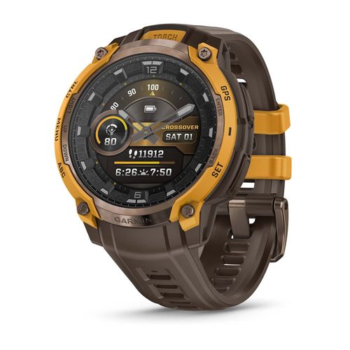 Reloj Garmin Instinct Crossover AMOLED bronce naranja intenso