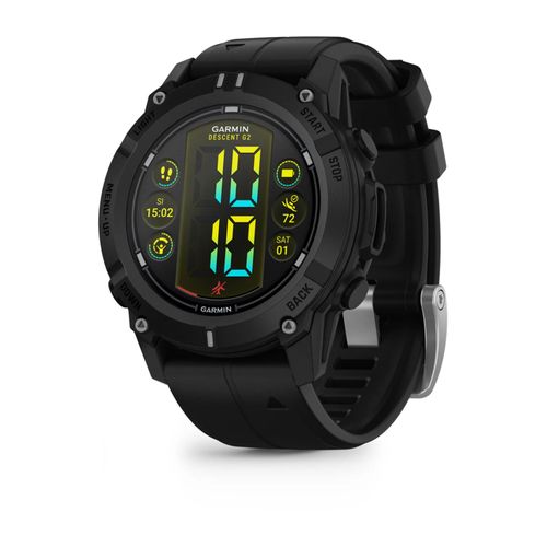 Reloj Garmin Descent G2 negro con correa negra