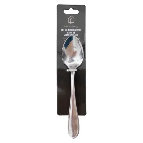 Cubiertos y Cuchillos Mainstays Ht Set De 3 Cucharitas Te Acero Inoxidal