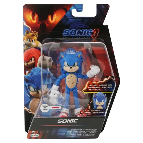 Figura Sonic 3 movie 5 light up Sonic plástico