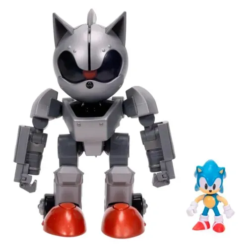 Figura Sonic Feature Mecha Sonic colorido - 2 Uds