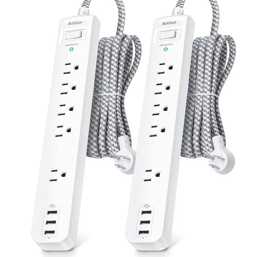 Regleta doble Addtam 5 conexiones modelo AD9110W