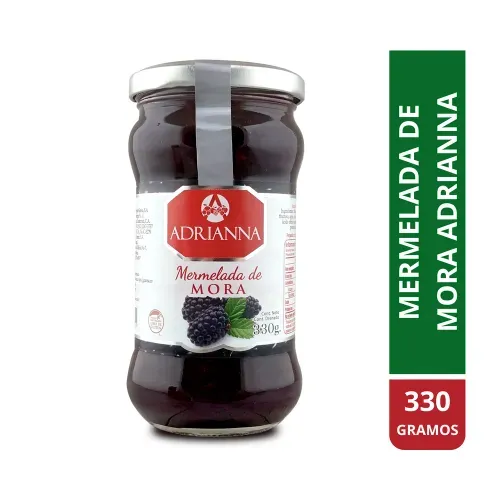 Mermelada de mora Adrianna frasco vidrio - 330 g