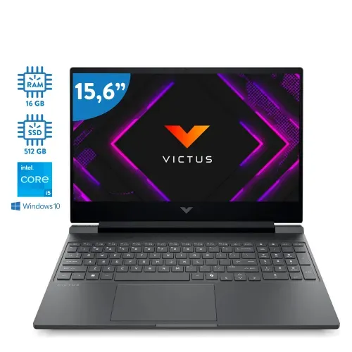 Laptop Hp Victus 15 procesador Intel Core i5 16GB RAM 512SSD
