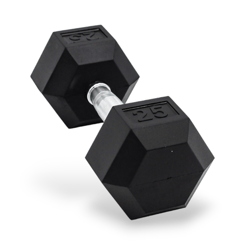 Mancuernas hexagonales Q12 la libra modelo ZT03 - 25 libras