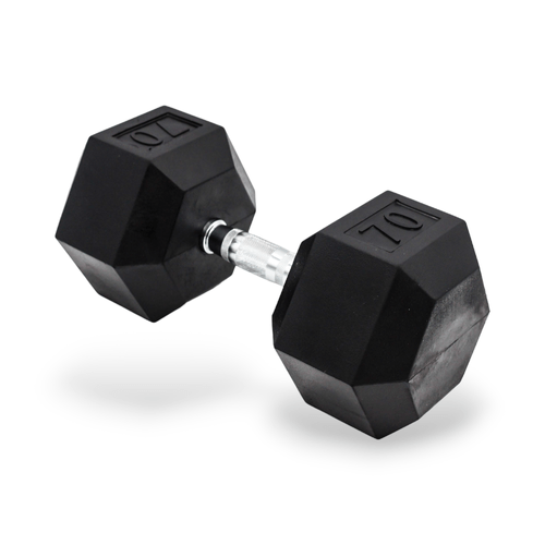 Mancuernas hexagonales Q12 la libra modelo ZT03 - 70 libras