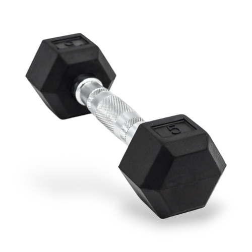Mancuernas hexagonales Q12 la libra modelo ZT03 - 5 libras