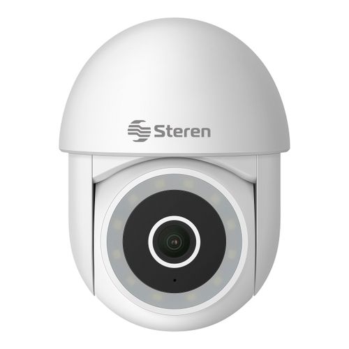 Mini cámara de seguridad Steren Wi-Fi 3 Mpx robotizada con seguidor de movimiento tipo domo para exterior CCTV-233