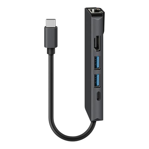 Estación de conexión Steren USB C 5 en 1 USB-5295
