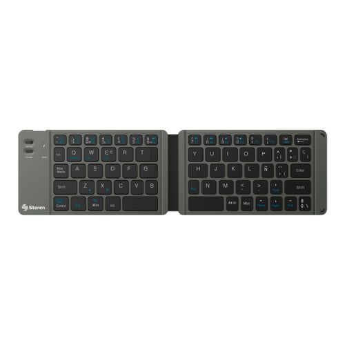 Teclado Steren bluetooth compacto plegable con batería recargable COM-672