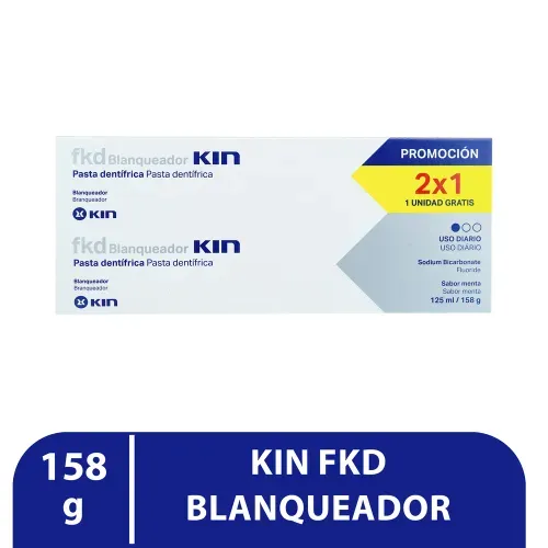 Panta Dentífrica Kin Fkd Blanqueador - 158 g