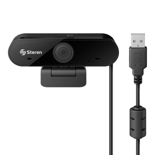 Webcam Steren USB Full HD con doble micrófono COM-126