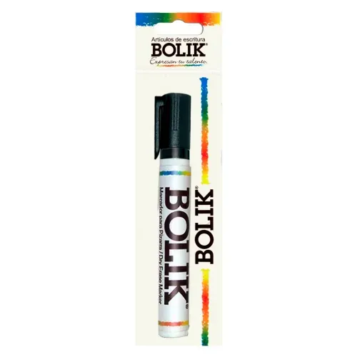 Marcador Bolik recargable para pizarra color negro