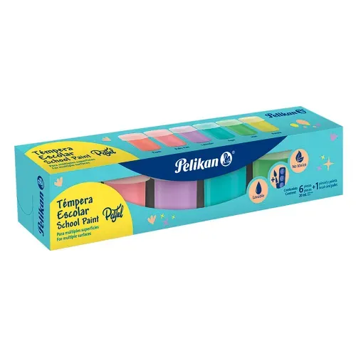 Tempera Color Pastel 3 Unidades Pelikan