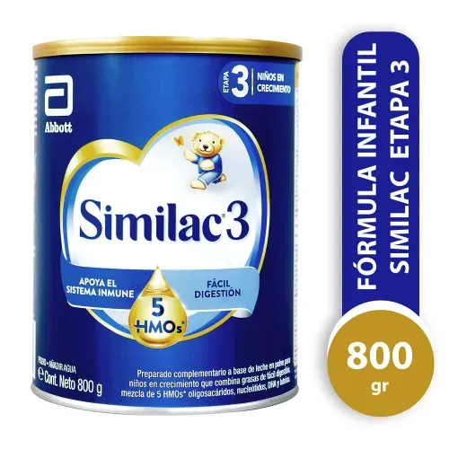 Fórmula Similac etapa 3 Hmo - 800 g