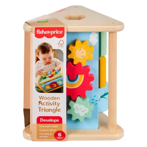 Triangulo de actividades de madera Fisher-Price