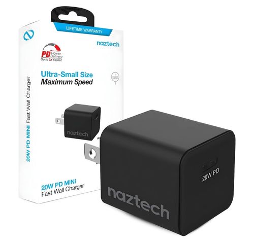 Cubo de Carga Naztech Ultra Slim 20W negro