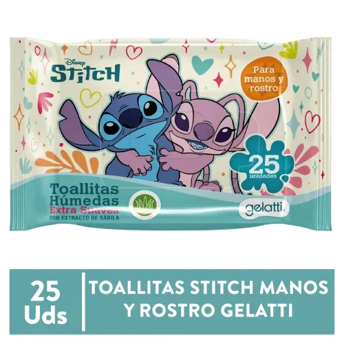 Toallitas Humedas Gelatti Stitch 45gr