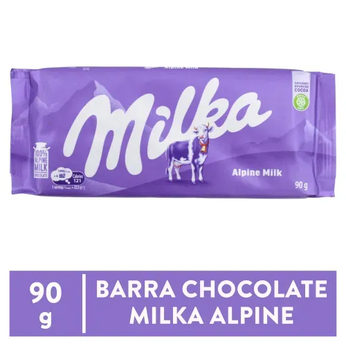 Barra Chocolate Milka Alpine 90g