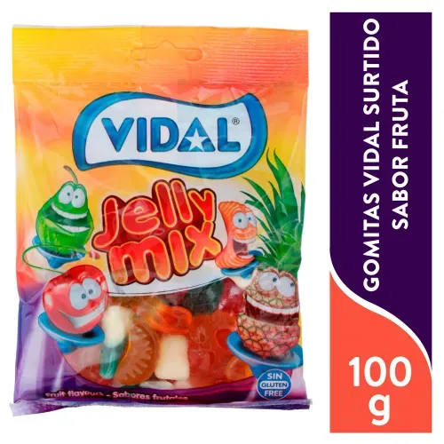 Gomitas Vidal Surtido Sabor Fruta 90gr
