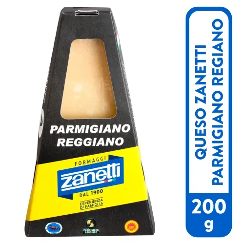 Parmigiano Reggiano (18 Meses) 200 g Zanetti