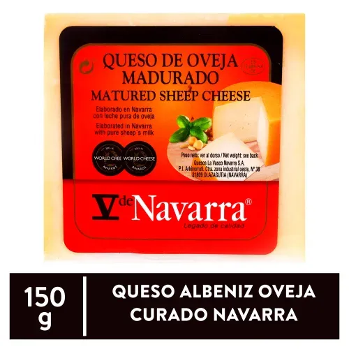 Queso Oveja Curado Navarra 150g