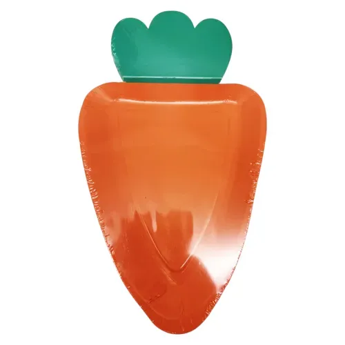 Plato Zanahoria Pascuas 10 Und