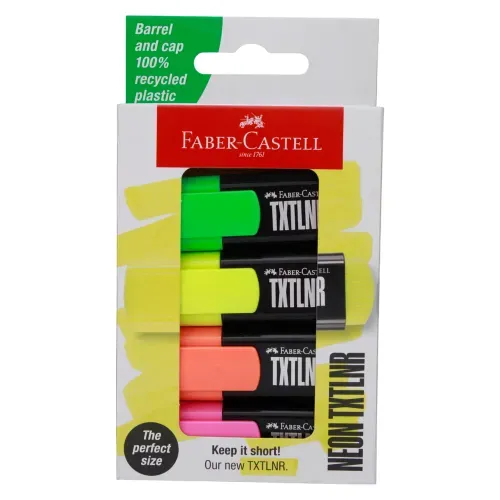 Resaltador Faber Castell Estuche 4 Col