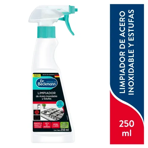 Limpiador Marca Dr.Beckmann Acero Inoxidable - 250 g
