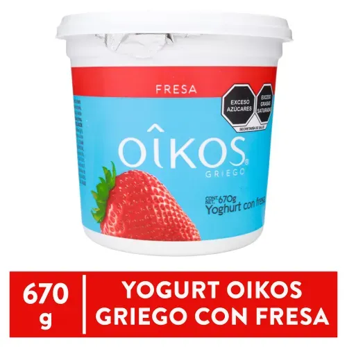 Oikos Fresa Original 670 g