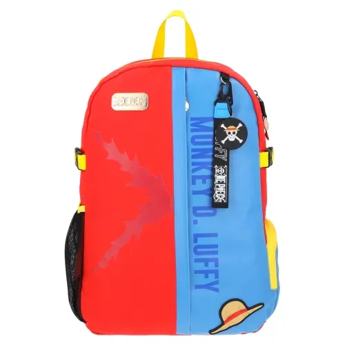 Mochila One Piece Rojo Azul Manga