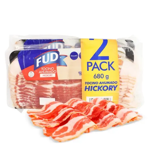 2pack Tocino Fud Hickory 680 g Unidad