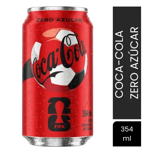 Gaseosa Coca-Cola Zero Azúcar Lata - 354ml