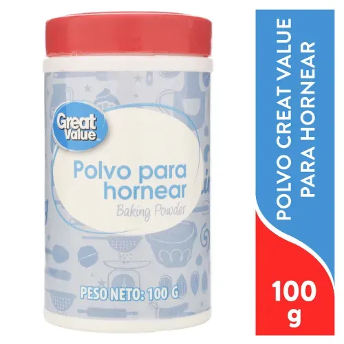 Polvo Great Value para Hornear - 100 g