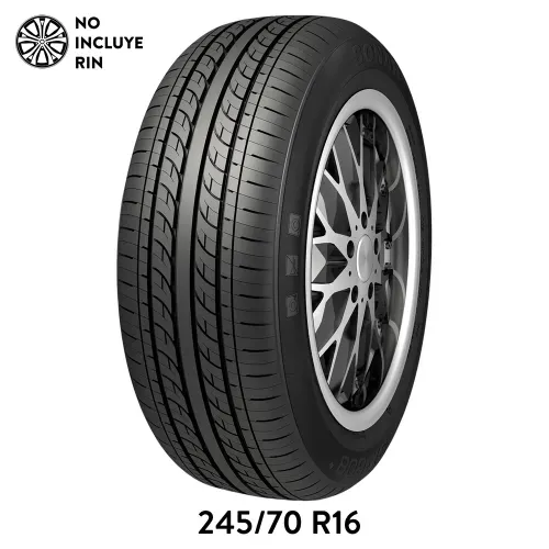 Llanta para auto Sonar, medidas: 245/70 Rin 16