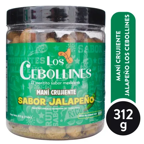 Mani Crujiente Jalapeno Los Ceboll 312gr