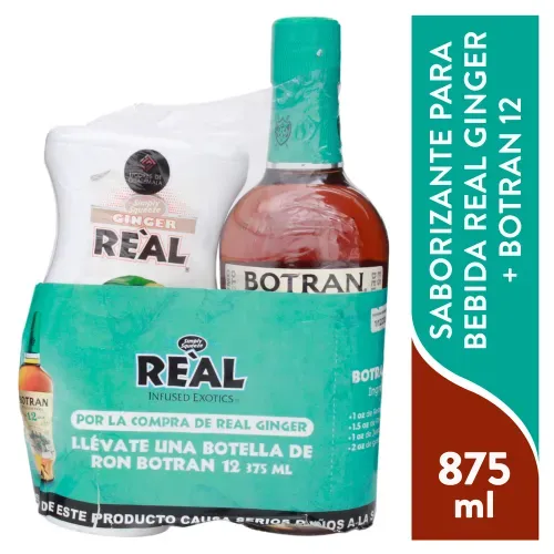 Real Ginger m Botran 12 Anejo 875ml
