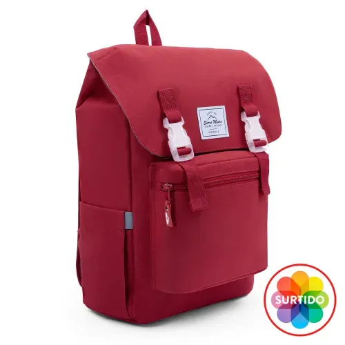 Mochila Sierra Madre Escolar Juvenil L-495 Para Laptop Colores surtidos