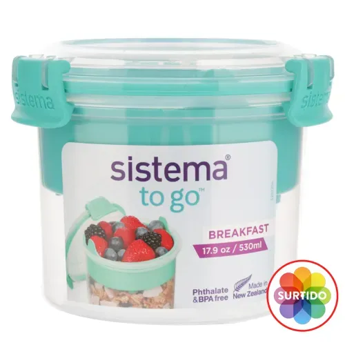 Hermetico Sistema To Go 530Ml Redondo