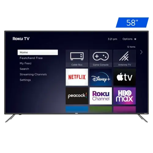 Pantalla RCA Smart TV 4K Roku RC58RK 58 Pulgadas